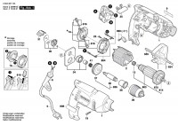 Bosch 0 603 387 703 Psb 500 Re Percussion Drill 230 V / Eu Spare Parts